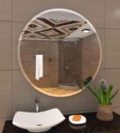 Round Bevelled Mirror Frameless (24Inch Dia)