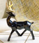 Rudolph Deer Black Metal Artifact