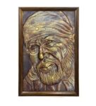 Sai Baba Relief Wall Mural In Bronze