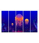 Shiny Jelly Fish Kids Wall Panels