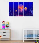 Shiny Jelly Fish Kids Wall Panels