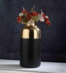 Silver Deidra Stellar (Large) Metal Table Vase