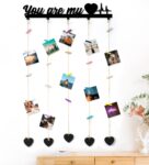 Black Jute Single Pc Elengant Clip Photo Frames