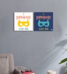 Sun Board Superhero Wall Panel In Multicolor