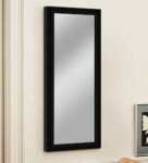 Black Engineered Wood Mastery Full Length Mirror