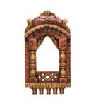 Traditional 16 x 9 Inch Wooden Jharokha