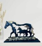 Vastu Horse White & Grey Polyresin Figurine