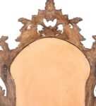 Gold Engineered Wood Artist Decorative Mirror