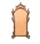 Gold Engineered Wood Artist Decorative Mirror