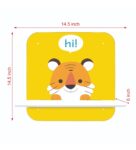 Mdf Cute Tiger D Wall Shelf