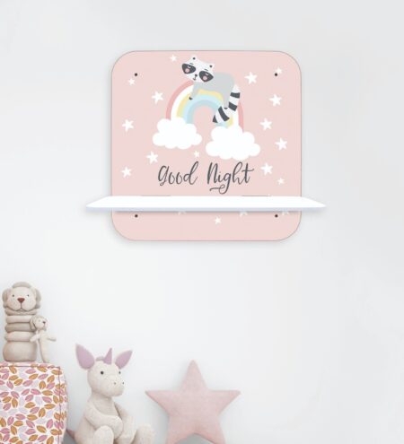 MDF Good Night Wall Shelf