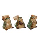 Welcoming (Set of 3) Stone Dust Table Accent