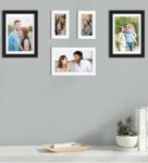 White Individual Photo Frame Set of 5by Art Street