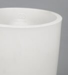 White Polymer Round Shaped Large Planter