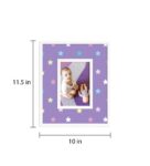 White Wooden Solitaire Wall Hanging Photo Frame