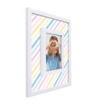 White Wooden Wall Hanging Photo Frame