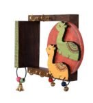Wooden Handcrafted Persian Tribal Art Key Holder