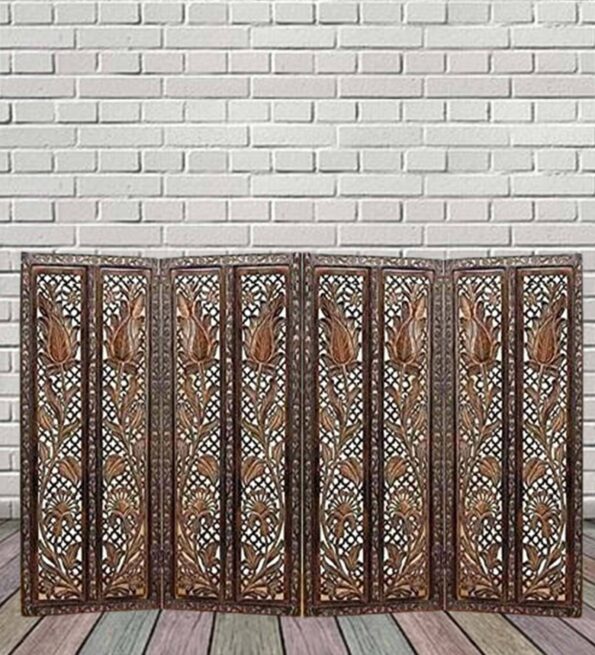 Wooden Room Areum Divider In Brown