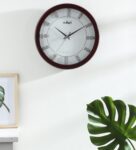 Rosewood Finish Wooden Wall Clock