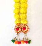 Yellow Plastic Yellow Marigold Door Toran Set For Decoration